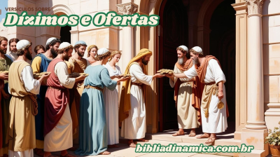 Versículos sobre dízimos e ofertas